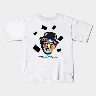 Chralie chaplin Kids T-Shirt